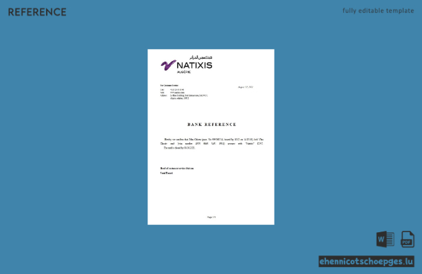Algerien Natixis Algerien Bankschließung Referenzbeispiel Vorschau